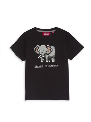 Little Boy's & Boy's Mini Irelephant T-Shirt - Black - Size 2 - Black - Size 2