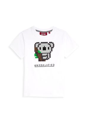 Little Boy's & Boy's Mini Unkoalafied T-Shirt - White - Size 4 - White - Size 4