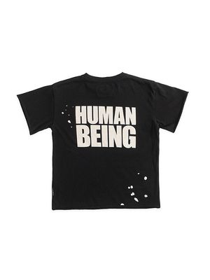 Little Boy's & Boy's Only Human T-Shirt - Black - Size 2 - Black - Size 2