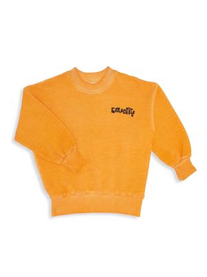 Little Boy's & Boy's Sunset Cross Over Sweatshirt - Orange Red - Size 10 - Orange Red - Size 10