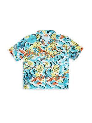Little Boy's & Boy's Tropical-Print Shirt - Size 12 Months - Size 12 Months