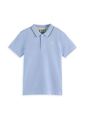 Little Boy's & Boy's Two-Tone Tipping Polo Shirt