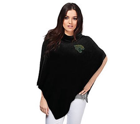 Little Earth NFL Crystal Knit Poncho