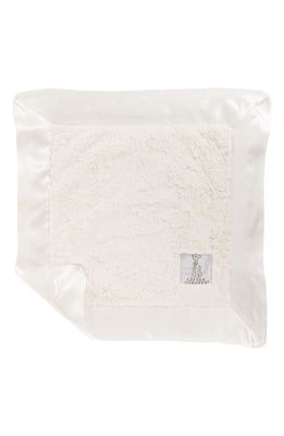 Little Giraffe Luxe Faux Fur Blankie in Cream