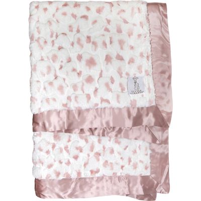 Little Giraffe Luxe Kendi Baby Blanket in Dusty Pink 