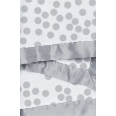 Little Giraffe Luxe Soda Baby Blanket in Silver 