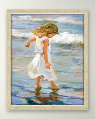 "Little Girl on Beach 1" Giclee