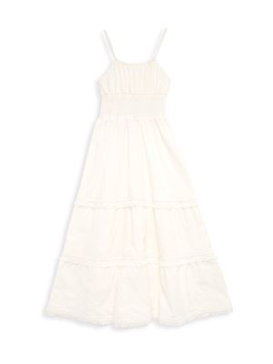 Little Girl's & Girl's Anais Dress - White - Size 2 - White - Size 2