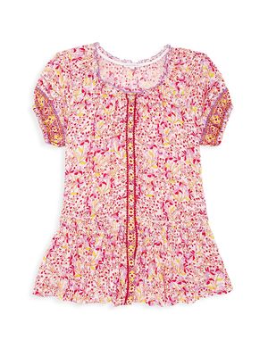 Little Girl's & Girl's Andrea Mini Dress - Floral Multi - Size 8 - Floral Multi - Size 8