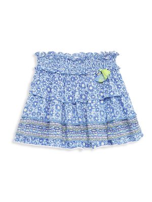 Little Girl's & Girl's Ariel Mini Skirt - Blue - Size 4 - Blue - Size 4