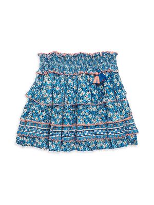 Little Girl's & Girl's Ariel Mini Skirt - Blue - Size 8 - Blue - Size 8