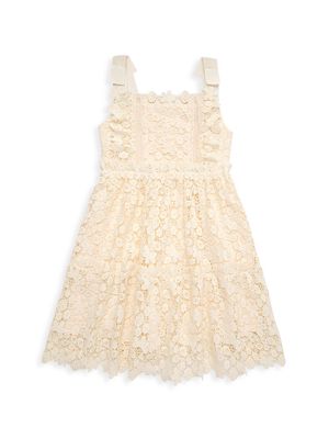 Little Girl's & Girl's Azaelea Bow Dress - Ivory - Size 3 - Ivory - Size 3