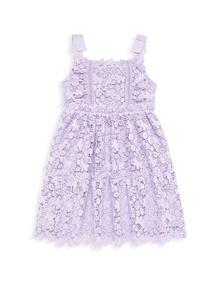 Little Girl's & Girl's Azaelea Bow Dress - Lilac - Size 3 - Lilac - Size 3