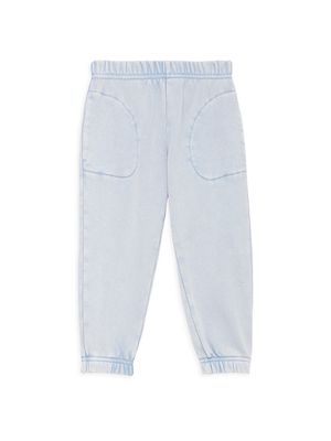 Little Girl's & Girl's Classic Cotton Jogger Pants - Dusty Blue - Size 6 - Dusty Blue - Size 6