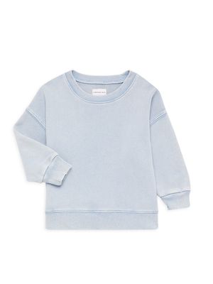 Little Girl's & Girl's Classic Crewneck Sweatshirt - Dusty Blue - Size 6 - Dusty Blue - Size 6
