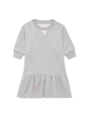 Little Girl's & Girl's Classic Sweatshirt Dress - Grey - Size 6 - Grey - Size 6