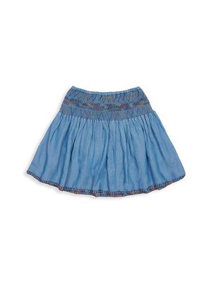 Little Girl's & Girl's Donatella Pixie Denim Skirt - Denim - Size 2 - Denim - Size 2