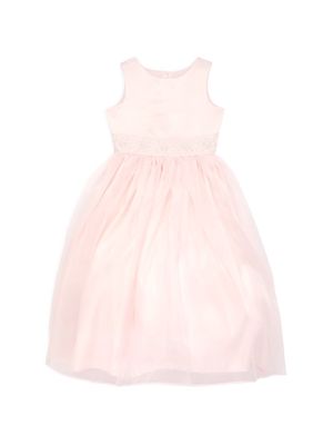 Little Girl's & Girl's Elizabeth Beaded Fit-&-Flare Dress - Blush - Size 14 - Blush - Size 14