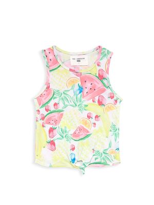 Little Girl's & Girl's Fruita Knot Tank Top - Fruitas - Size 12