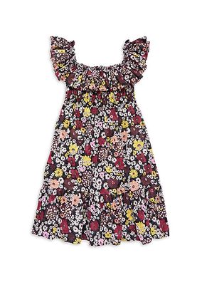 Little Girl's & Girl's Gitte Print Smocked Dress