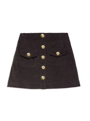 Little Girl's & Girl's Jacob Corduroy Skirt - Slate - Size 8 - Slate - Size 8