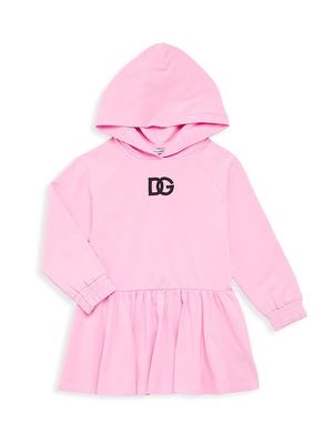 Little Girl's & Girl's Logo Sweatshirt Dress - Pink - Size 5