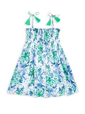 Little Girl's & Girl's Maine Dress - Green Jungle - Size 2 - Green Jungle - Size 2