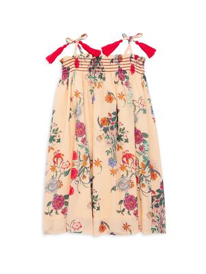 Little Girl's & Girl's Maine Dress - Peach Multi - Size 2 - Peach Multi - Size 2