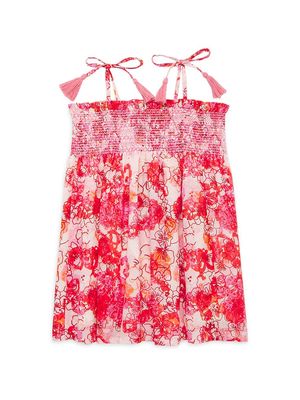 Little Girl's & Girl's Maine Dress - Pink Floral - Size 2 - Pink Floral - Size 2