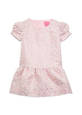 Little Girl's & Girl's Metallic Erina Dress