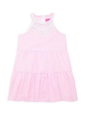 Little Girl's & Girl's Mini Britt Dress - Havana Pink - Size 12