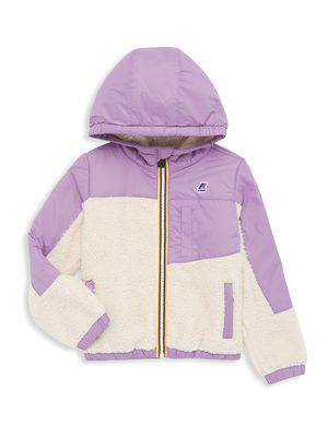 Little Girl's & Girl's Neige Orsetto Jacket - Violet Lavender - Size 8 - Violet Lavender - Size 8