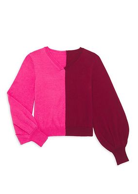 Little Girl's & Girl's Priya V-Neck Sweater
