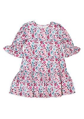 Little Girl's & Girl's Rosabel Floral Print Dress