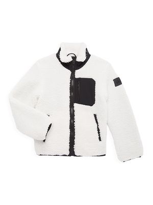 Little Girl's & Girl's Saglek Sherpa Jacket - Ivory - Size 7