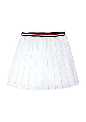 Little Girl's & Girl's Sutton Pleated Performance Piqué Skort