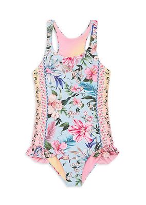Little Girl's & Girl's Verano Road Berkley One-Piece Swimsuit