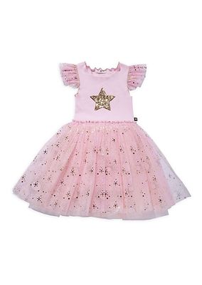 Little Girl's Star Sparkle Tutu Dress