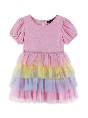 Little Girl's Tulle Tutu Dress - Pink - Size 2