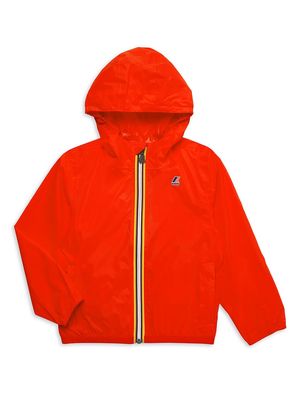 Little Kid's & Kid's Claude Zip-Up Hoodie - Red Fluorescent - Size 10 - Red Fluorescent - Size 10