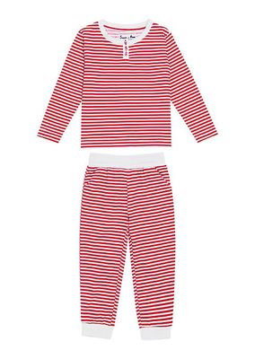 Little Kid's & Kid's Jersey Long Pajama Set