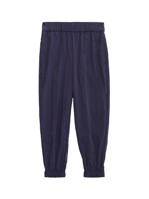 Little Kid's & Kid's Nylon Pull-On Jogger Pants - Indigo - Size 4T