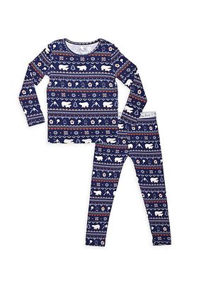 Little Kid's & Kid's Polar IsleLong-Sleeve Shirt & Pants Pajama Set