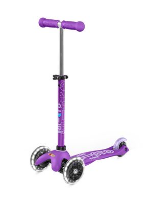 Little Kid's LED Mini Deluxe Scooter - Purple - Purple