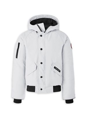 Little Kiid's & Kid's Rundle Bomber Jacket - North Star White - Size 14