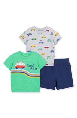 Little Me Kids' Surf 2-Pack Tops & Shorts Set in Blue