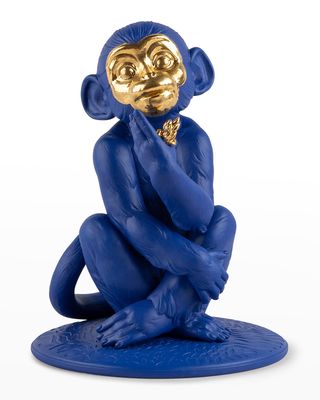 Little Monkey, Blue/Gold - Exclusive Premiere