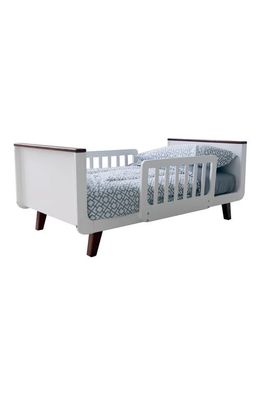 Little Partners Mod Toddler Bed in White & Espresso