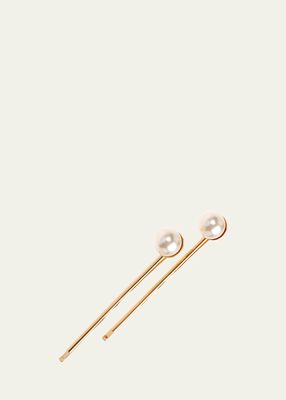 Little Pearly Bobby Pin Pair