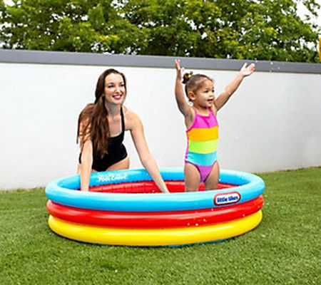 Little Tikes Kiddie Pool - 3-Ring Colors